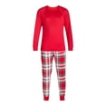 thumbnail image 4 of Jaclyn Holiday Plaid Matching Family Pajama Set, 2-Piece, Men’s, 4 of 4