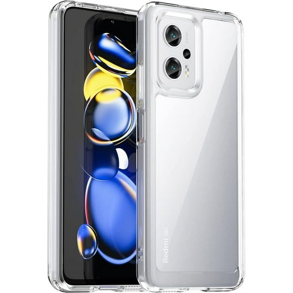 for Redmi Note 11T Pro 5G Phone case, Lightweight and high Transparency Shock Absorption Protection, TPU Material for Comfortable Touch, Screen Camera Lens for high Protection (Transparent)
