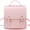 Pink, variant on Small Trendy Hand-Held Backpack for Women, Stylish and Versatile Bag Square Handbags PU Leather Handle Bag Fashion Daypack for Every Occasion
