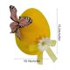 thumbnail image 3 of Set de decoraciones de huevos de espuma flocados de Pascua – Huevos de terciopelo rosa pastel, verde púrpura amarillo naranja, decoración ligera para fiestas de ventana y primavera, 65g, 3 of 6