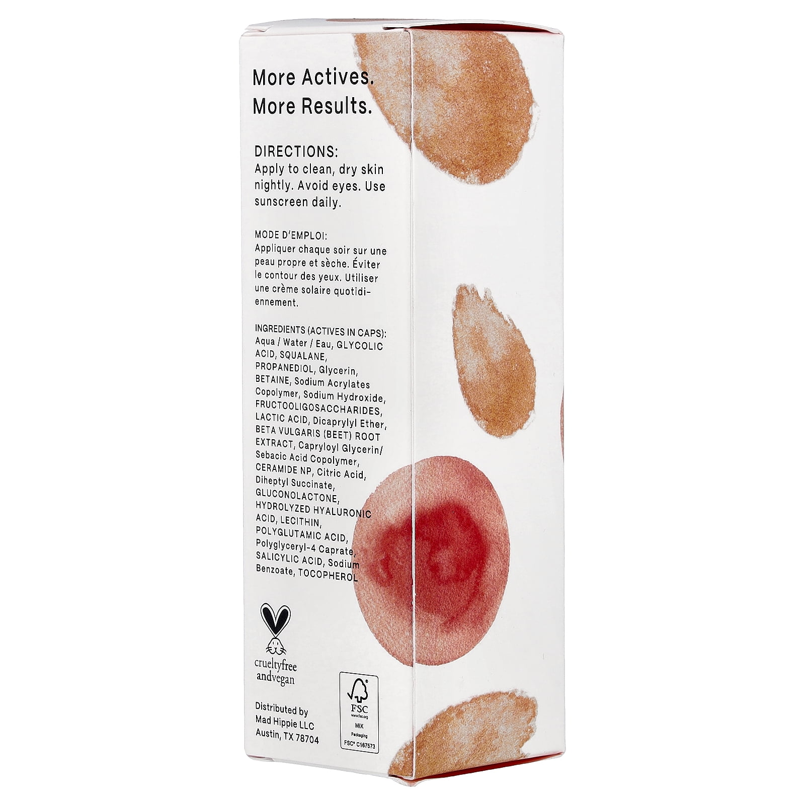 Mad Hippie AHA + BHA Milk Serum, 2 fl oz (59 ml)