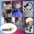 thumbnail image 5 of 3 Roll 9 Yards 6 Inch Rainbow Tulle Fabric Rolls Colorful Gradient Polyester Ribbon Mesh Sheer Tulle Netting Bulk Rolls with Spool for Sewing Making Crafts Dress Tutu Skirt Home Decor DIY Supply, 5 of 9