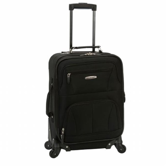 PASADENA Valise Cabine Extensible à Roulettes 19 Pouces - Noir