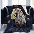 thumbnail image 5 of Nightmare Before Christmas Blanket anime Throw Blanket Multi Color Lightweight Warm Bedding, 5 of 6