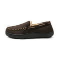 thumbnail image 4 of DREAM PAIRS Men's Comfort Fuzzy Microsuede Moccasin Toe Slippers Lining Slip-on House DSL2110M COFFEE Size 9, 4 of 6