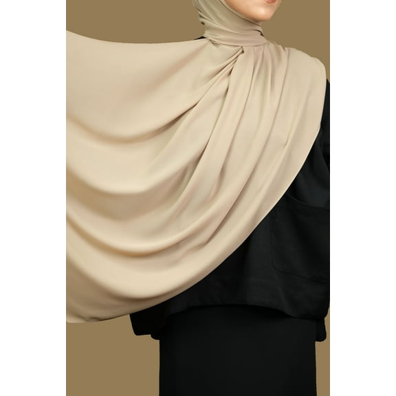 Rectangular Scarf: Ordinary In Cappucino