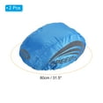 thumbnail image 2 of Uxcell Waterproof Helmet Cover Bike Helmet Rain Cover Ride Gear with Reflective Strip Blue 2 Pack, 2 of 5