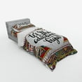 thumbnail image 3 of Ambesonne Adventure Bedding Set 4 Pcs, Geometric Aztec Motifs, Queen, Multicolor, 3 of 3