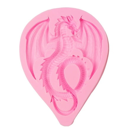 

Handmade Mold Dragon Shape Baking Mould for Soap Cake Candy Chocolate Baking