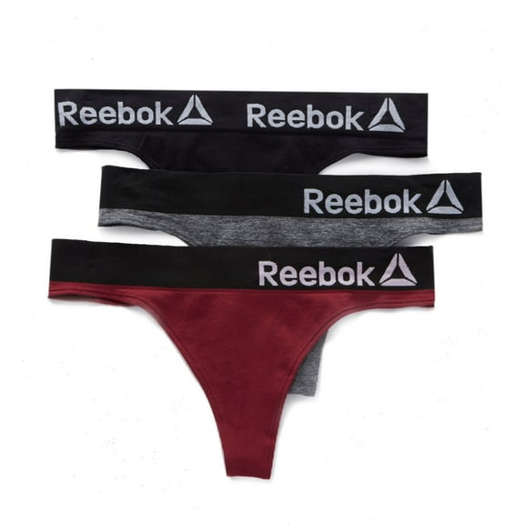 REEBOK Women's 3-Pack Seamless Thongs