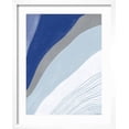 thumbnail image 5 of Art.com Retro Abstract IV Blue Art Print by Danhui Nai, White Frame Wall Art, 17" x 21", 5 of 5