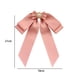 thumbnail image 2 of Broche de lazo preatado para mujer, broche de cinta, pajarita decorativa ligera con cuentas Rosa, 2 of 8