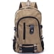 thumbnail image 4 of Mochila retro de viaje para hombres, Lona, Antirrobo para computadora, Casual para estudiantes, Caqui, 4 of 5