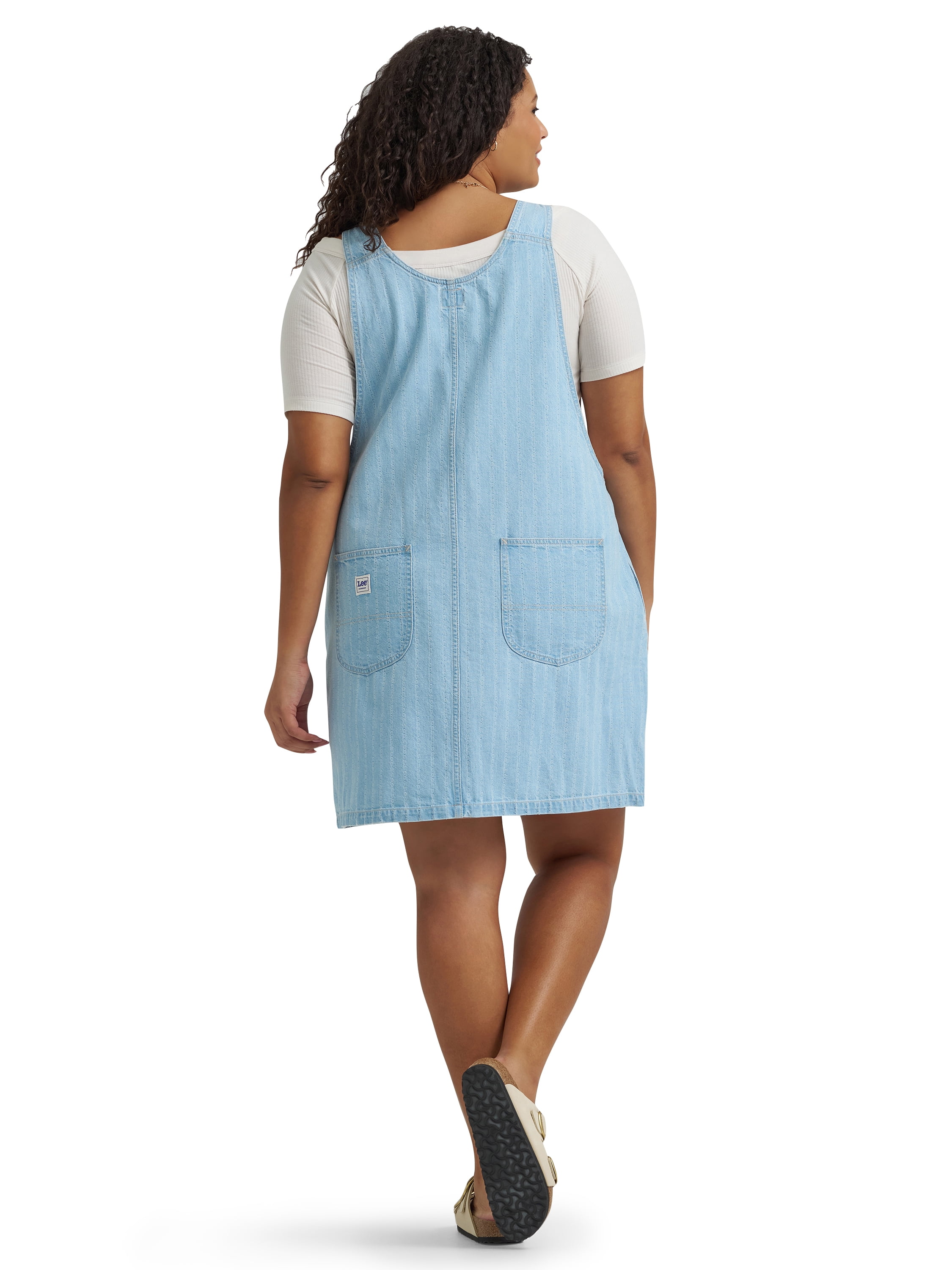 ルースイソンプラ　サイズXL Lee® Women's Plus Heritage Denim Skirtall Dress, Sizes 0X-4X
