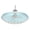 Silver Light Blue, variant on Riousery Peacock Fruit Tray Zinc Alloy Metal Serving Plate for Snacks Cakes Cookies Silver Orange 8.27 inches / 21 cm