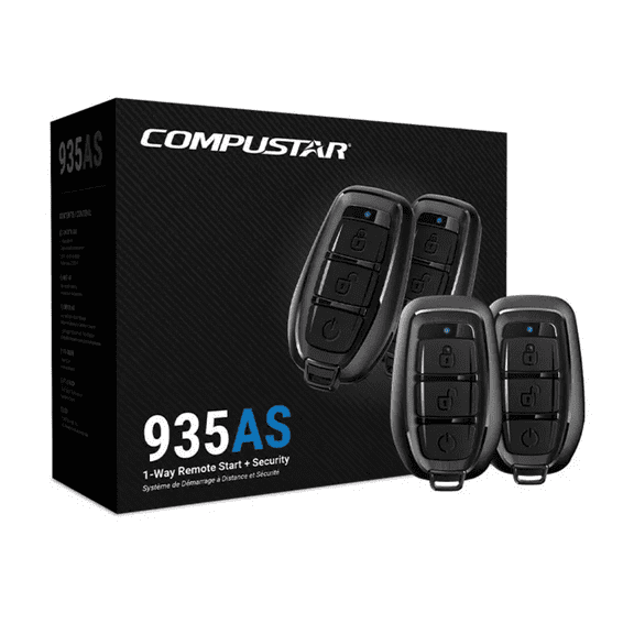 Compustar CS935-AS All-in-One 1-Way Remote Start & Security   Car Alarm Bundle