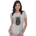 thumbnail image 3 of Ancient Egyptian Scarab Beetle Womens Slim Fit Graphic Tee Brisco Brands L, 3 of 5
