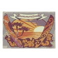 thumbnail image 1 of Tropical Cutting Board, Retro Summertime Typography with Surfboards and Exotic Plants Graphic, Decorative Tempered Glass Cutting and Serving Board, Large Size, Orange Maroon Bluegrey, by Ambesonne, 1 of 1