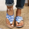 thumbnail image 1 of New Flower Sandalias de mujer Chanclas Zapatos de mujer con cuña Wmkox8yii nm8450, 1 of 9