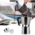 thumbnail image 2 of VALINK Moka Coffee Pot Aluminum Espresso Maker Easy to Use and Clean Automatic Coffee Machine Household, 2 of 6