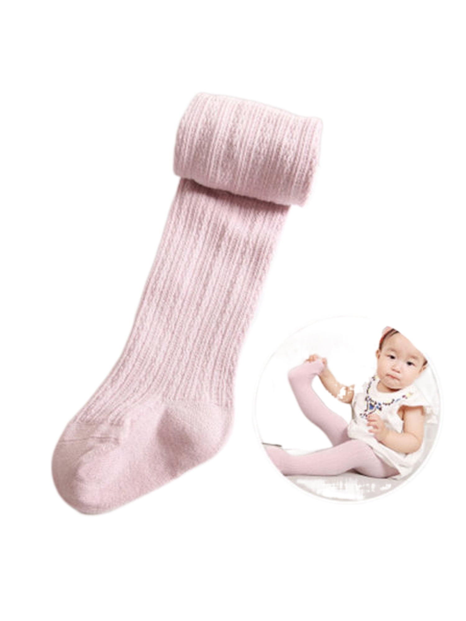 Baby Girls Tights Selected Cotton Knit Soft Kids Spring Fall Stocking Socks 6-48 Months 