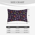 thumbnail image 2 of Salouo Halloween Print Print Pillow Case Cover,Wrinkle-Free Bed Pillow Cover Pack of 1 Home Decor Fade-Resistant and Stain-Resistant ,Pillows Not Included -16"x24", 2 of 8