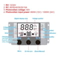 thumbnail image 3 of PWM 12V/24V Auto Solar Panel Charge Controller LCD Dual USB Panel Output 5V Output Solar Panel Regulator 60A/50A/40A/30A Charge ,Simple and Convenient to Set, 3 of 6