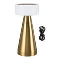 thumbnail image 2 of Portable Metal LED Table Lamp with Dimmable Touch Sensor Rechargeable Desk Lamp, 3 Levels Brightness, Bedside Lamp, Night Light for Kids Nursery, Rose Gold, 2 of 8