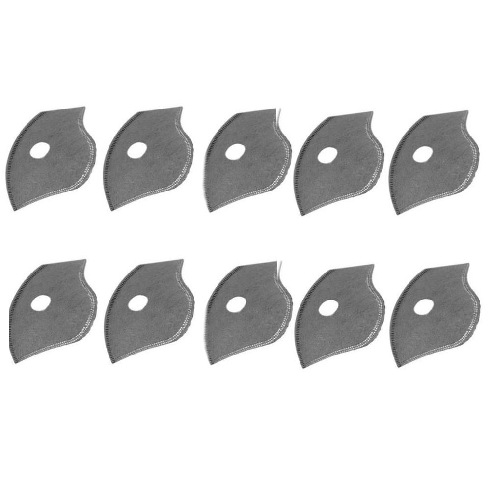 Filter Pack 10 Activated Carbon Filters Inserts for Face Cover Sports