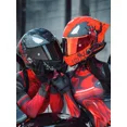 thumbnail image 4 of YE Marvel Deadpool Iron Man Spiderman Motorcycle Helmet Full Face Racing Helmets Offroad Motorcycle Helmet Motorbike Sports Helmet, 4 of 5
