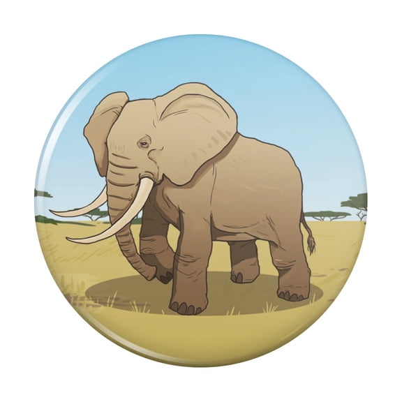African Elephant Kitchen Refrigerator Locker Button Magnet