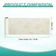 thumbnail image 2 of Uxcell Wood Grain Wallpaper Border 8" x 16.4ft Textured Frame Sticker, White Jade, 2 of 7