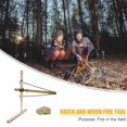 thumbnail image 4 of Bow Drill Friction Fire Starter Firemaking Tools Outdoor Survival Props, 4 of 6