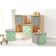 thumbnail image 4 of Bacati - Clouds in the City Neutral Nursery Kids Storage Items, Mint/Grey, 4 of 31