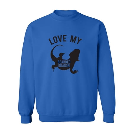 LOVE MY BEARDED DRAGON Crewneck Sweatshirt
