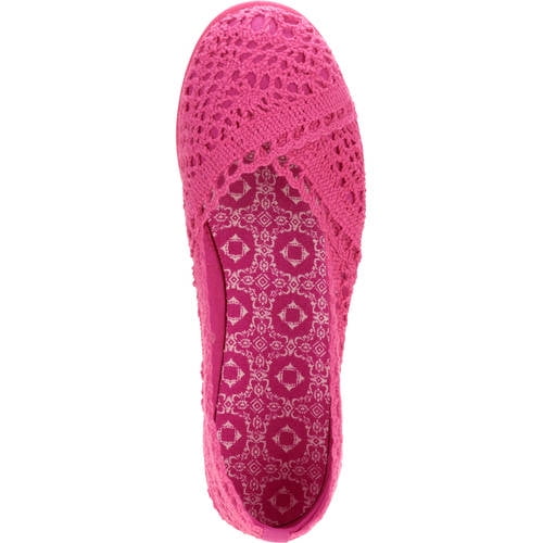 Faded glory women's crochet casual flat best sale