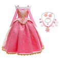 thumbnail image 1 of Vestido de Cosplay de La Bella Durmiente para niñas, mangas largas, hombros descubiertos, regalo de Halloween y Navidad, ropa de princesa de fiesta de lujo Fivean unisex, 1 of 2