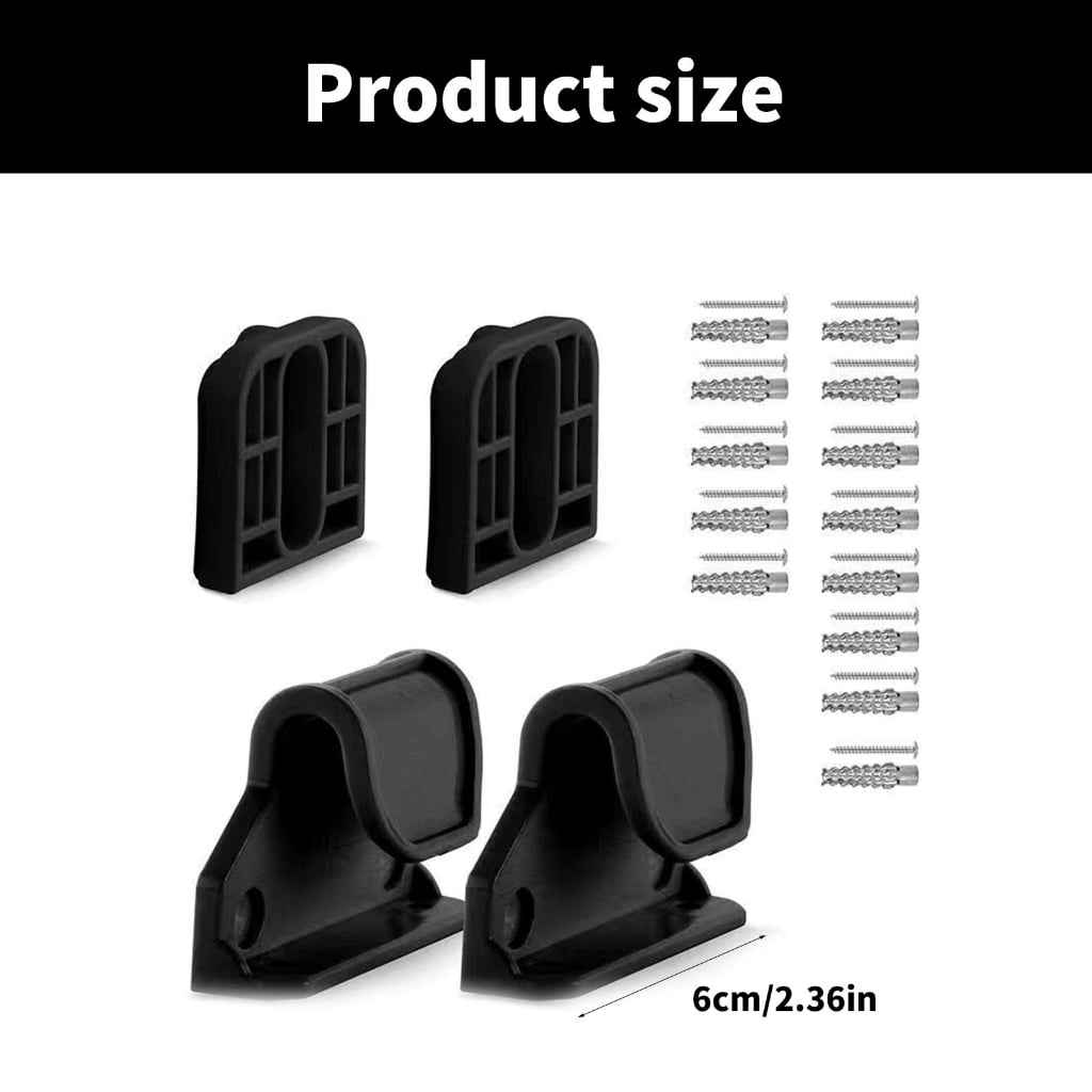 YIGSECU Baby Fence Replacement Hardware Set Brackets Fixing Hook Screws For Secure Stairway And Doorway Protections
