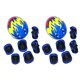 thumbnail image 1 of 3-6 Años Casco para Niños Bicicleta 14 Piezas/ Conjunto Equipo de Protección Ultraligero para Niños Casco de Ciclismo para Niñas Gorra de Bicicleta B, 1 of 5