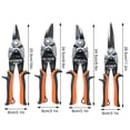 thumbnail image 1 of Langgg Pruner With Adhesive Slip Resistant Handle Comfortable Cutting Tool Sheet Metal Aviation Scissors Right head, 1 of 6