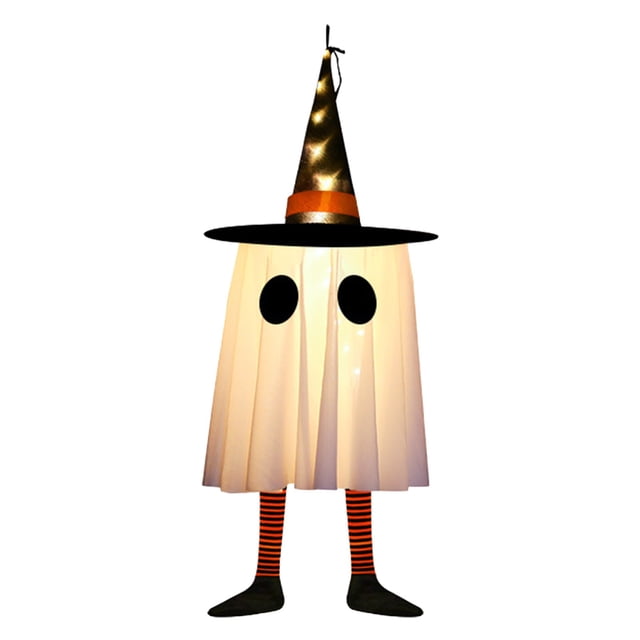 Halloween Witch Hat LED String Lights – Hanging Decor For Indoor Scary House And Atmosphere Decoration