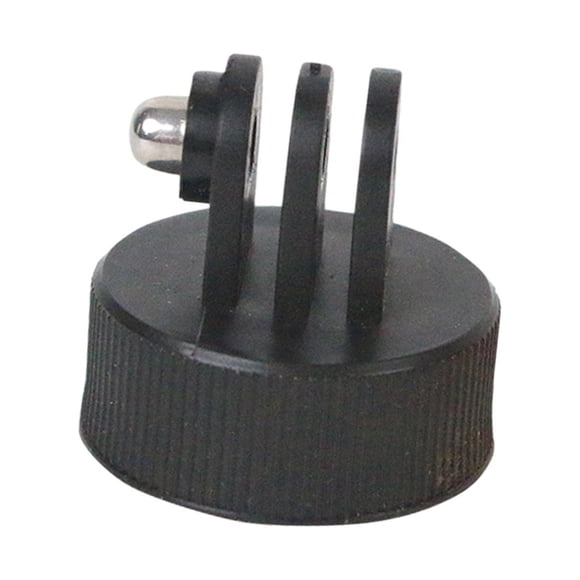 Monopode de Caméra D\'action Connecteur Bricolage Connecteur de Bouteille d'Eau Angle Ajustable Résistant à l'Usure Noir