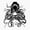 1pcs, variant on Octopus Diving Helmet Ocean Sticker