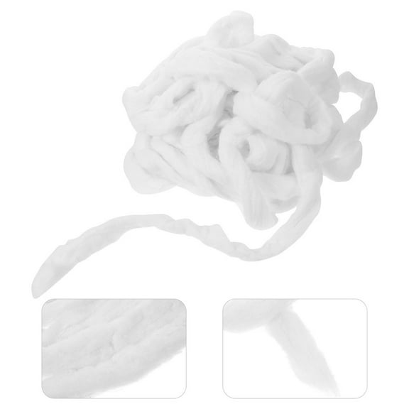 Niceauty 2Pack Soft White Cotton Roll Coil for Hairdressing Salon Perms and Manicure Use