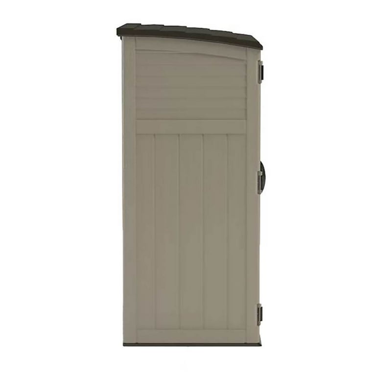 Suncast X Resin Vertical Pent Storage Shed With Floor Kit