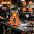 thumbnail image 3 of 3000W 2 in 1 Portable Propane Heater & Stove 360 °   Far-Infrared Heating Stepless Flame Adjustment Butane Isobutane Compatible for Camping RV Backyard Gatherings, 3 of 10