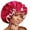 Red, variant on Gephdiin Silk Bonnet for Sleeping Women,Bonnet for Sleeping Satin Lined Bonnet Women Beauty Satin Silk Bonnet Sleep Cap Hat Hair Bonnet for Sleeping,Hats for Women Wine One Size