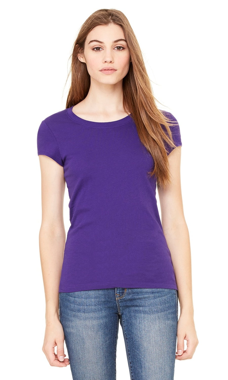 Branded Bella + Canvas Ladies Sheer Jersey Short Sleeve T-Shirt - TEAM ...