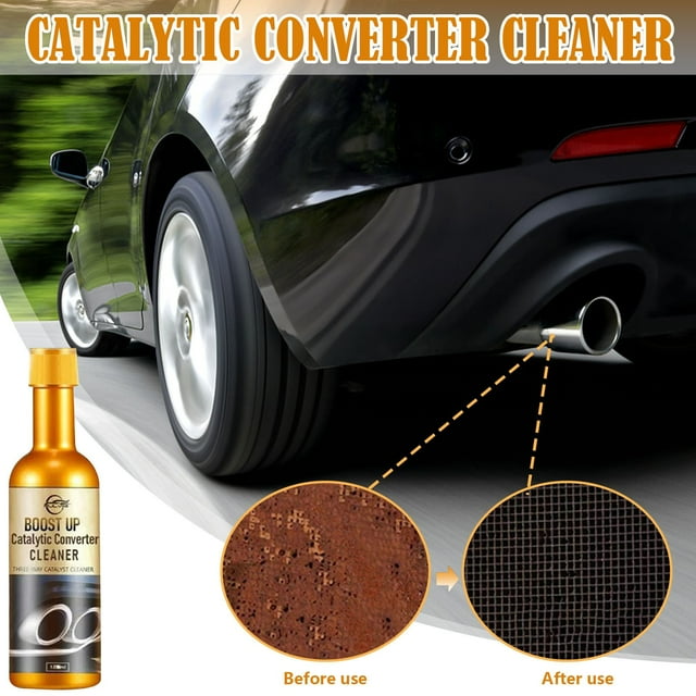 Catalytic Convertor Cleaner, Boost up Catalytic System Cleaner, Fuel & Exhaust System Cleaner, Catalytic Converter Cleaning Solution, Engine Carbon Cleaner for Performance Optimization(1PC)