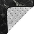 Black Marble Indoor Door Mat, Bedroom Rug & Carpets Entryway Rug Front